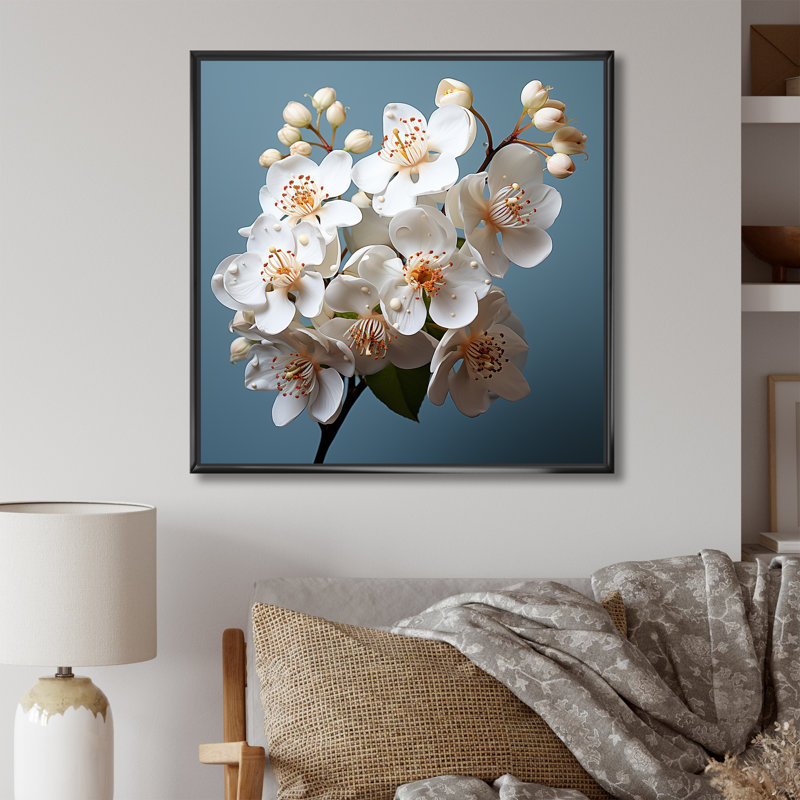 Reproduction d'art sur toile IV, Cadre flottant noir, H 24 po x l 24 po x P 1 po