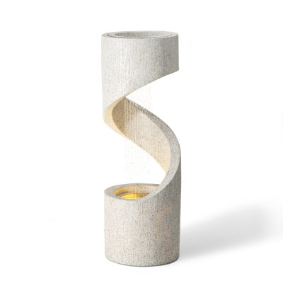 Zia Weather Resistant Column Fountain with Lights
