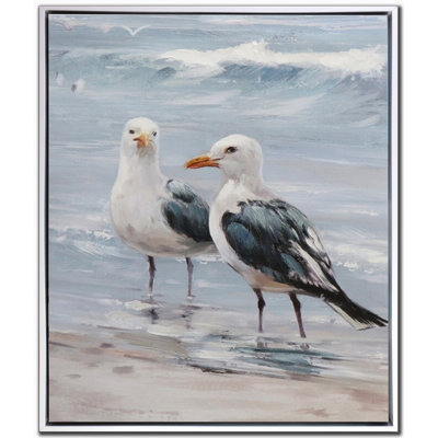 Shoreline Friends II Canvas Wall Art
