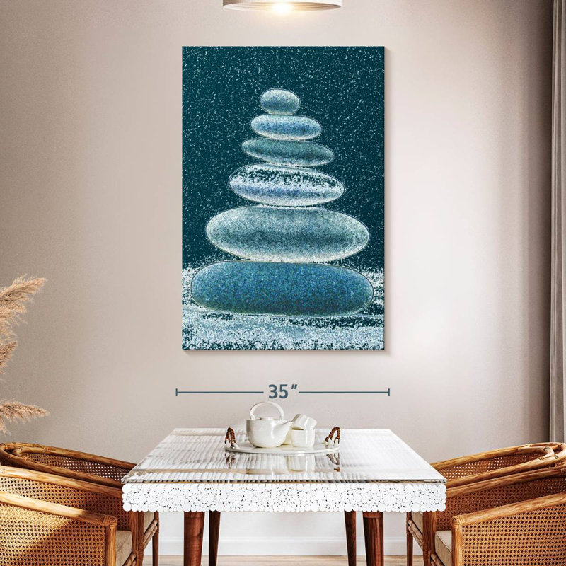Alvord Winter Stone Stack, 51" H x 34" W