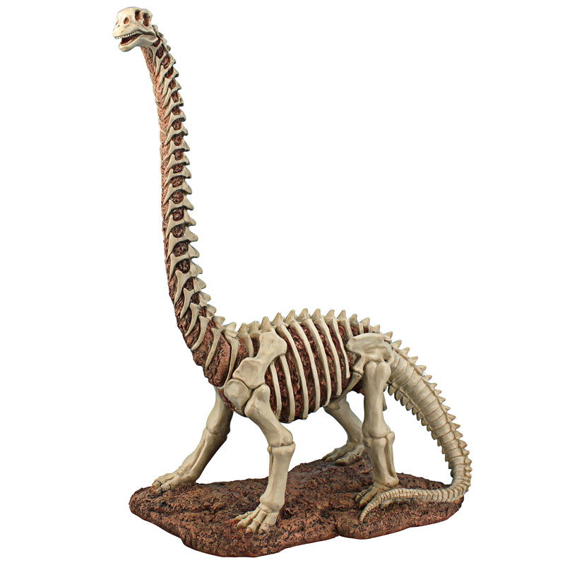 Bad to the Bone Jurassic Brachiosaurus Dinosaur Statue