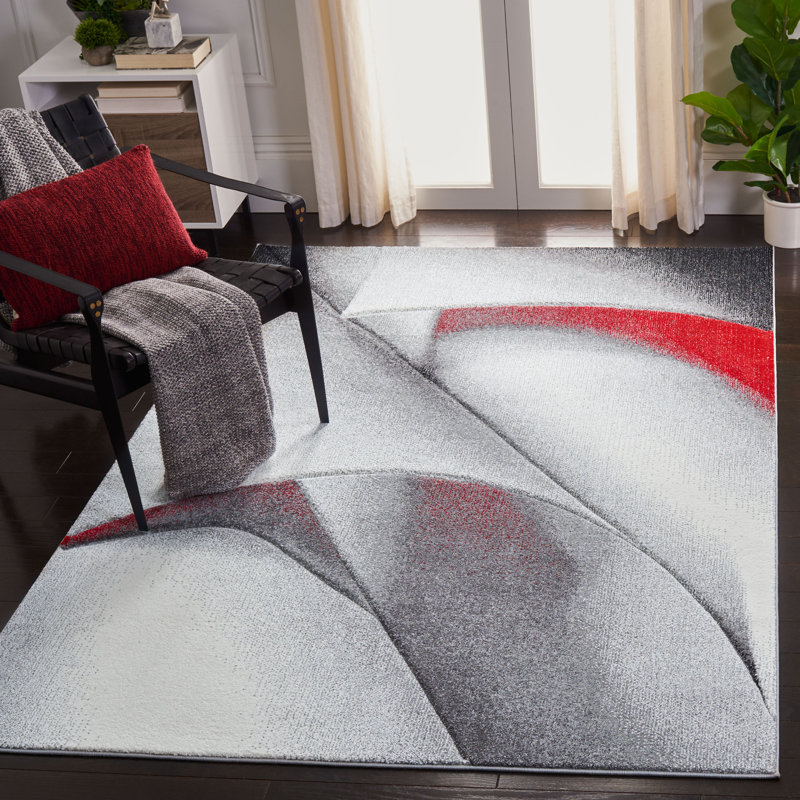 Akia Abstract Area Rug, Rectangle 201 x 274 cm