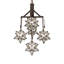 Lustre 5 lumières Moravian