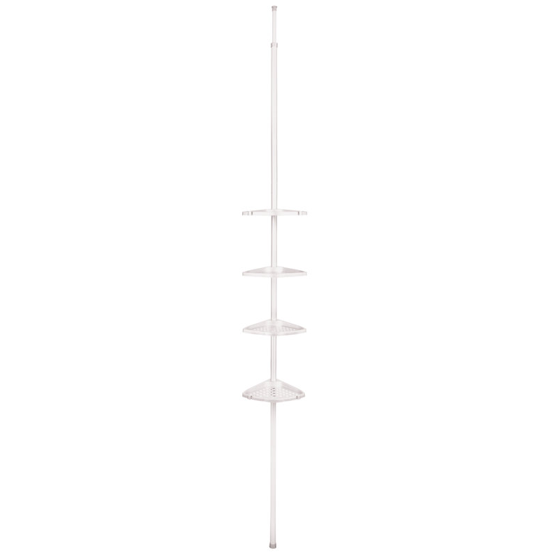 Ulti-Mate Soap Dispensers Shower Caddy, White