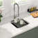 18" L x 16" W Undermount Granite Composite Quartz Kitchen Sink Rectangular Single Bowl Bar Prep Sink