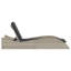  Chaise longue de patio gris clair-388776877-388776876
