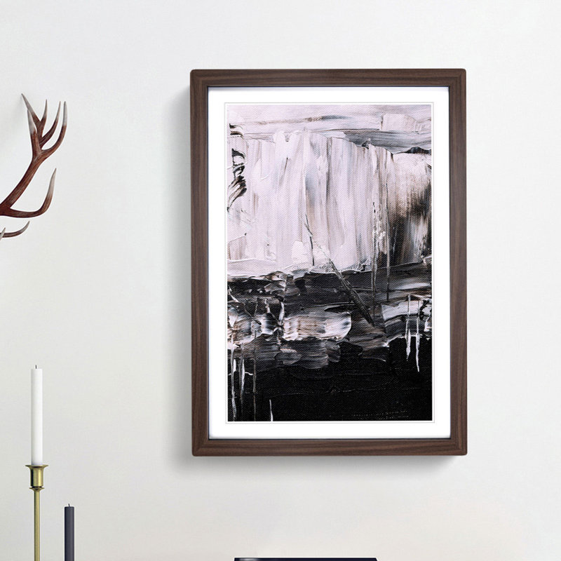 Abstract Vol.392 by S.Johnson - Framed Print, Walnut Framed, 65cm H x 48cm W x 2cm D