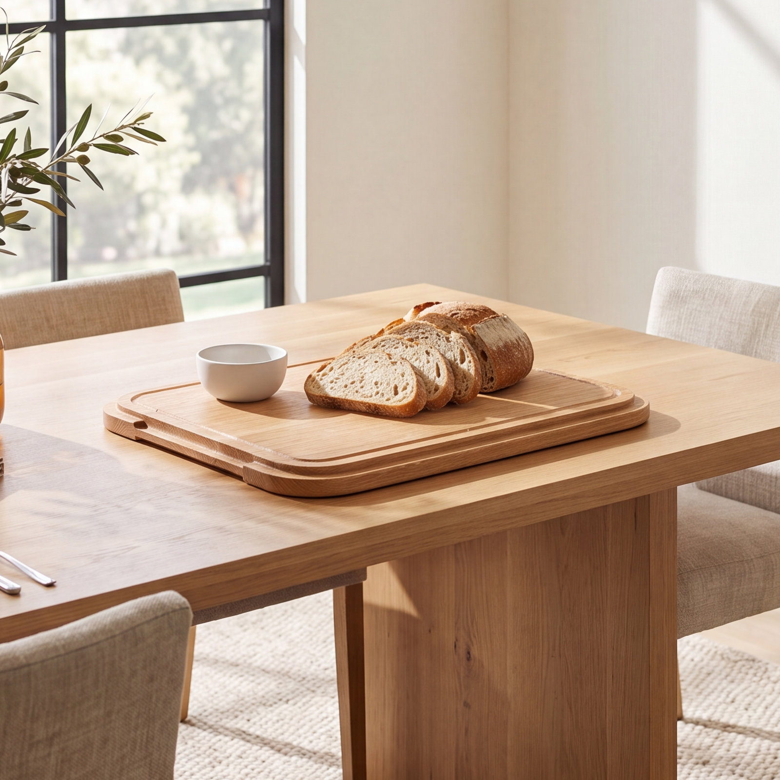 Casafina Ensemble Oak Wood Cutting Board