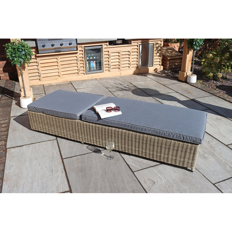 WENTWORTH Sunlounger Manual Multi Position including Cushion