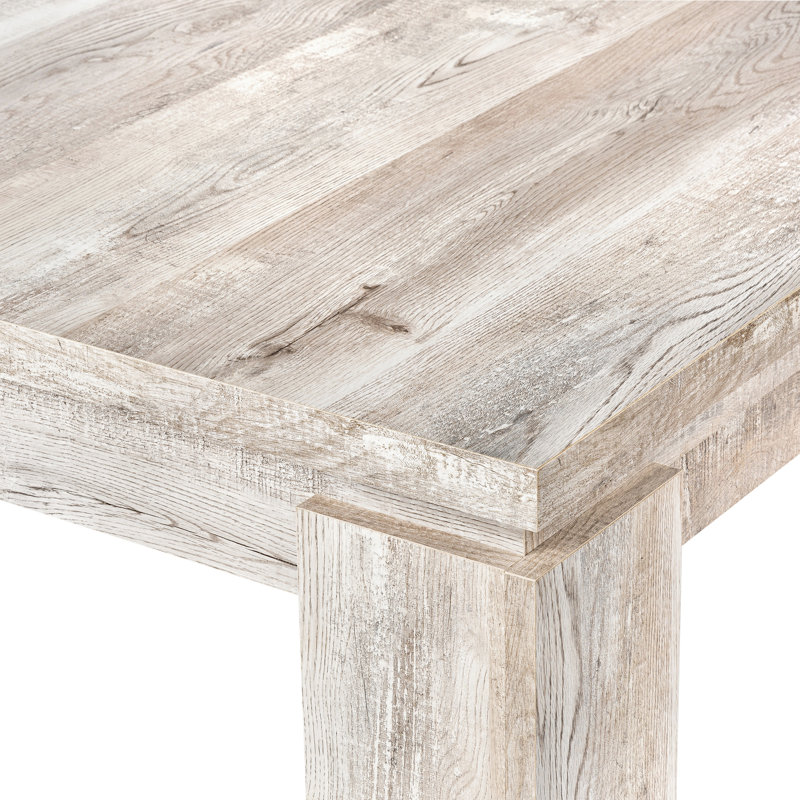 Beige Laminate Dining Table, 60" Rectangular, Modern, For Rectangular Taupe Construction Events