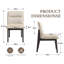 Mid-Century Modern Armless Dining Chairs with Solid Wood Frame Accent Chairs Side Chair for Dining Room/Living Room-468616556