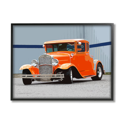Buggy antique orange