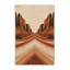 Tapis brun / beige beige lavable à la machine à motif rétro style rustique Peksenak-259883742