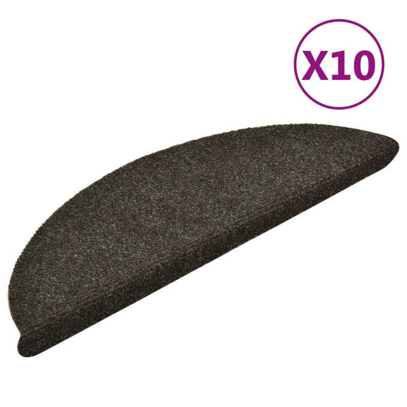Fenugreek Non-Slip Stair Tread, Semi-Circle 17cm x 56cm, 10