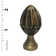 Fancy Egg Shape Design Lamp Finial