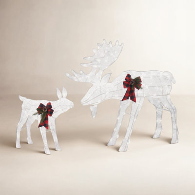 Jalyrica Lighted Moose Family Set