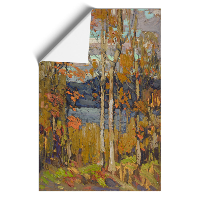 Algonquin In October by Tom Thomson - No Frame Painting, 42cm H x 30cm W x 0.1cm D