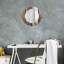 Huldar Glass Flat Wall Mirror-351570299-351567186
