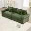 Coussin modulaire surdimensionné surdimensionné en nuage, accoudoirs extra larges en velours côtelé Coussins décoratifs Conception ergonomique Coussin à haute résilience Assemblage facile, pour le salon