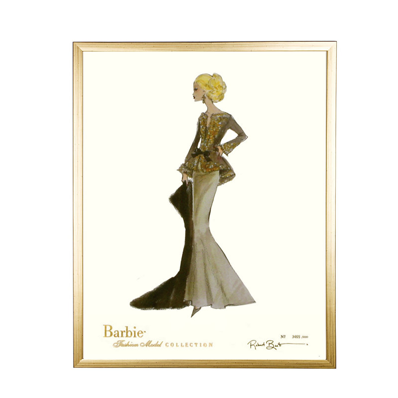 Barbie Limited Artwork by Robert Best, Gold