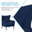 Causeuse 2 pièces en velours doux moderne avec fauteuil d'appoint-28263358
