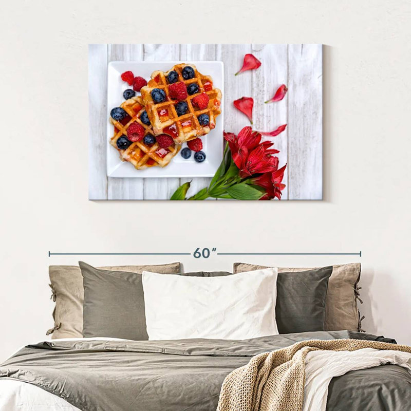 Yarlin Berry Waffles, 30" H x 45" W
