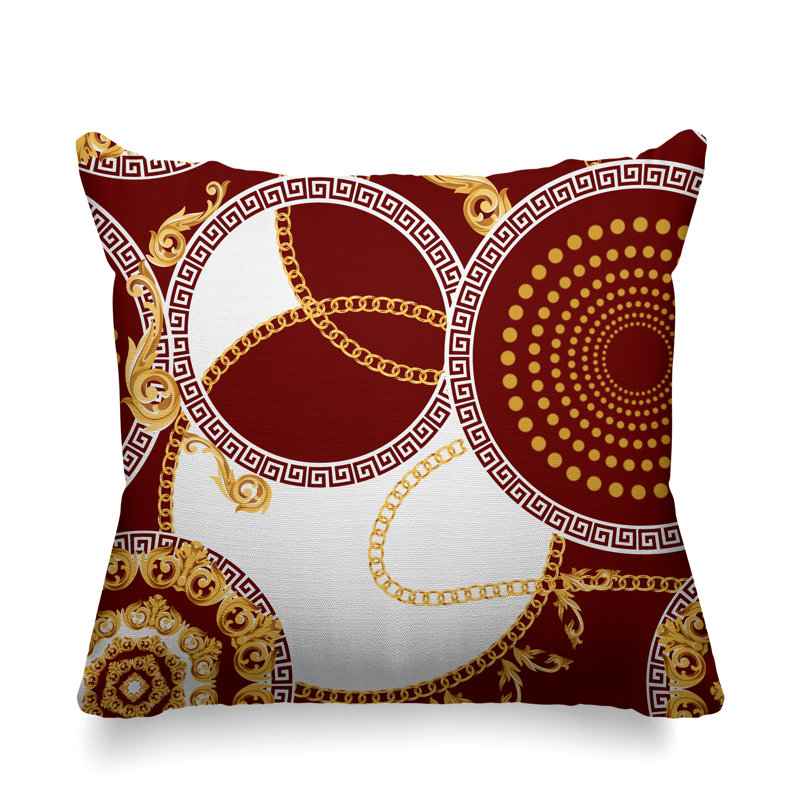 Housse et insert de coussin extérieur Tobin, L 15 po x H 15 po, Rouge