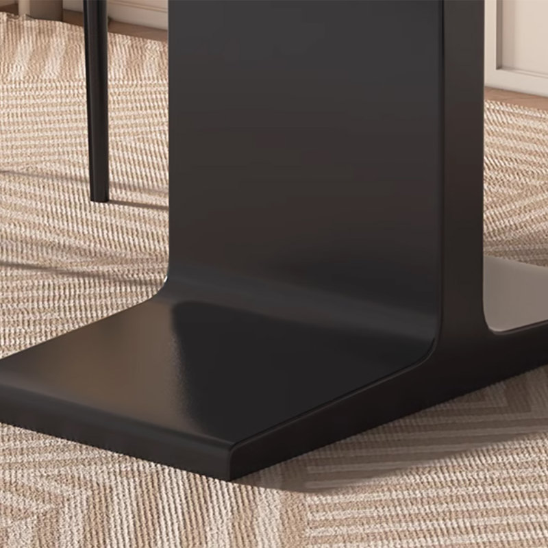 Alassane La table Rock est simple, moderne et luxueuse, H 29,5 po x L 55,1 po x l 31,5 po