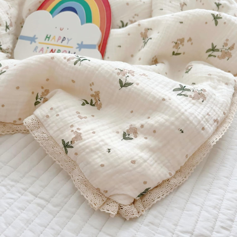 Mignon courtepointe / couverture en coton 2 couches