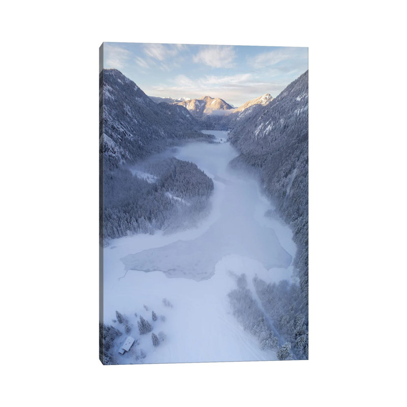Winter Wonderland From Above by Daniel Gastager - Gallery-Wrapped Canvas Giclée on Canvas, Wrapped Canvas