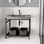 36 " W Freestanding Standard Free Standing 1 Single Vanity Bathroom Vanity With Concrete Top