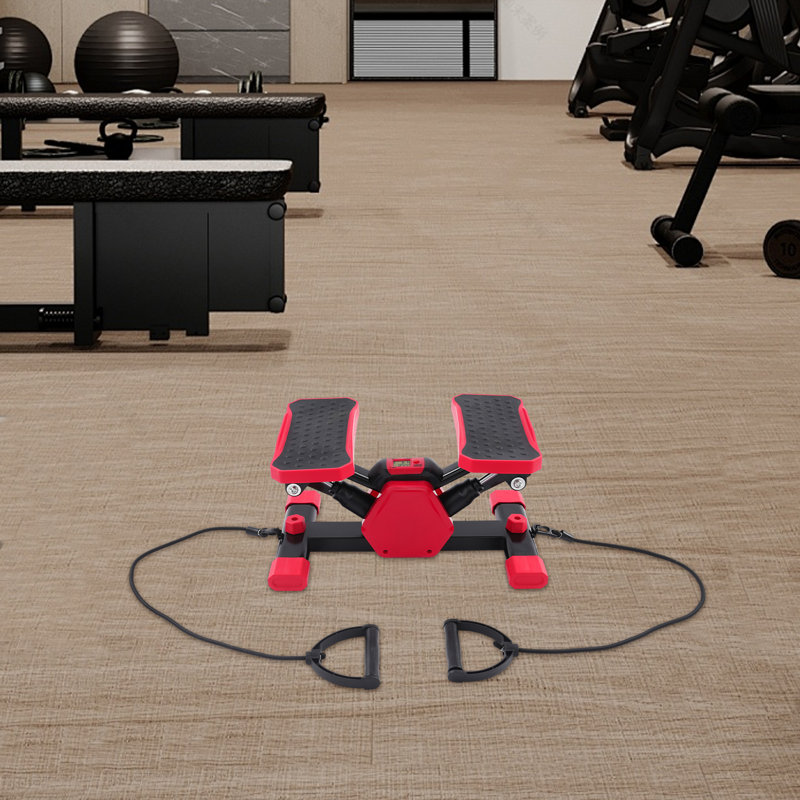 Portable Pedal Exerciser, Portable Pedal Exerciser with Pull Ropes, Foot Pedal Exercise Machine