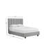 Lit plateforme tapissier capitonné avec rangement Woolf-22805302-22805308