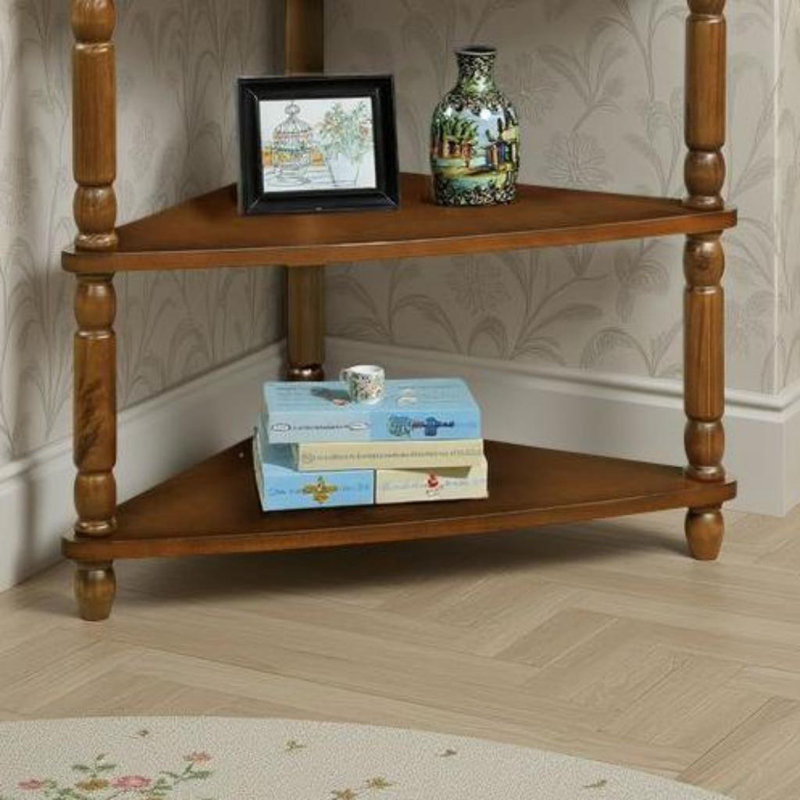 Petite table de coin 33,8 po, Brun