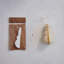Paper Folding Honeycomb Snowman Ornament With Gold Glitter Edge, Cream Color