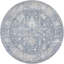 Tapis gris / bleu à motif abstrait Burrill-91034219
