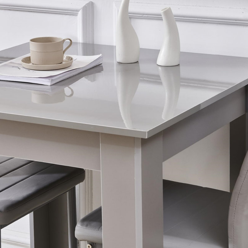 4 - Person Dining Set, Grey