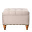 Rose avec revêtement en velours et espace de rangement - Contemporain confortable-201752165