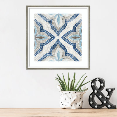 Kaede " Blue Moroccan Tile "