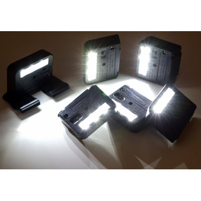 Ensemble de lumières DEL intégrées noires Vanesa