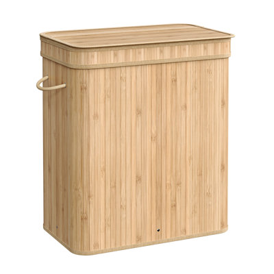 Bamboo Laundry Hamper with Handles