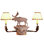 Rustic Lodge 2 - Light Candle Wall Light