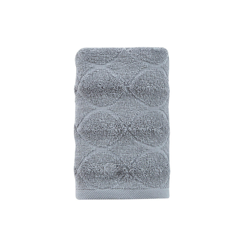 Ozgur Turkish Cotton Hand Towel, Gray