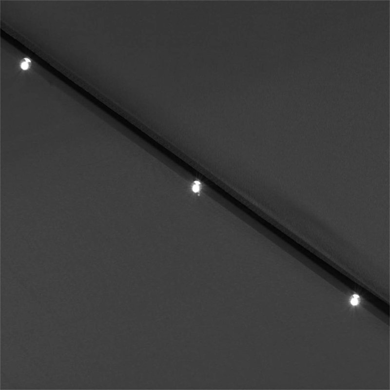 Agila 300cm Parasol, Anthracite