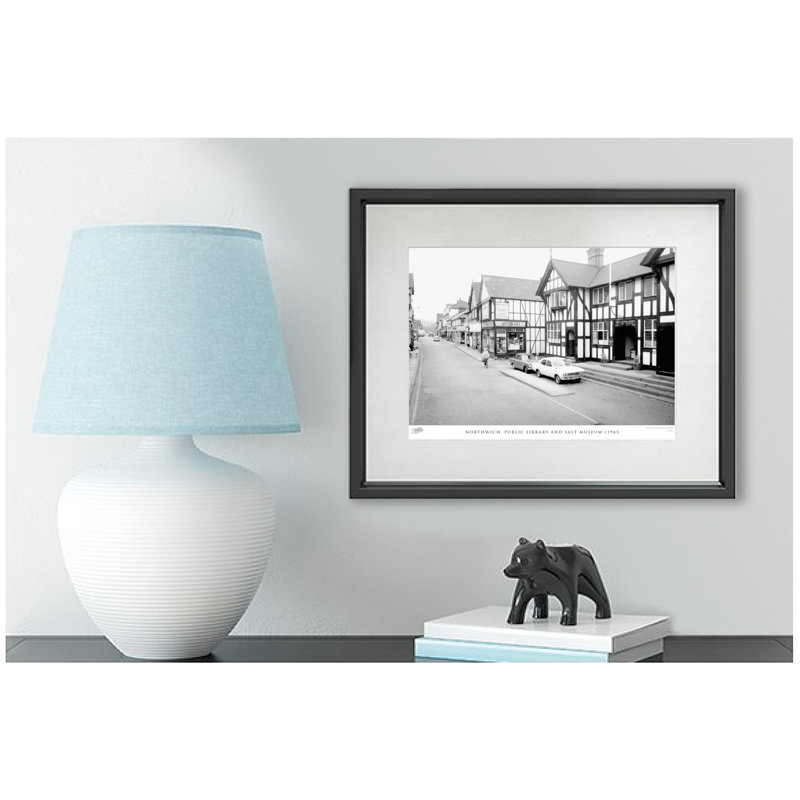 Northwich, Public Library And Salt Museum C1965 - Single Picture Frame Print, 45cm H x 60cm W x 2.3cm D