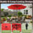 9FT Round Patio Umbrella with 19lb Weighted Base - Easy Crank, Vented Canopy Outdoor Umbrella for Shade - For Deck, Balcony, Porch, Backyard, or Pool by Pure Garden (Orange)-1931804973