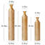 Vases décoratifs en métal Vases centraux en métal avec motifs de vignes en croissance, ensemble de 3 vases pour la décoration intérieure 34 po, 29 po, H 25 po, or