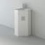 VeeBath Corner 400 Unit and basin - Anthracite Gloss