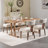 Mid Century Upholstered Side Chairs Farmhouse Dining Chairs With Wood Legs-896402370
