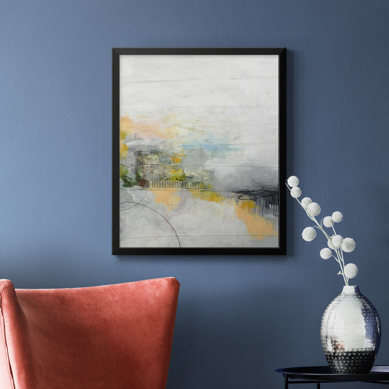 Toile encadrée de qualité «A Place of my propre» - prête à être accrochée, Gris, H 24 po x l 20 po